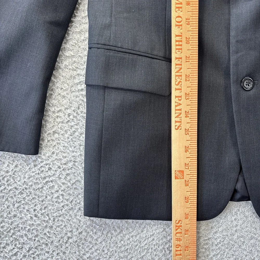 John Varvatos Loft Blazer Mens 38R Dark Gray‎ Blend Blazer Sports Coat Jacket