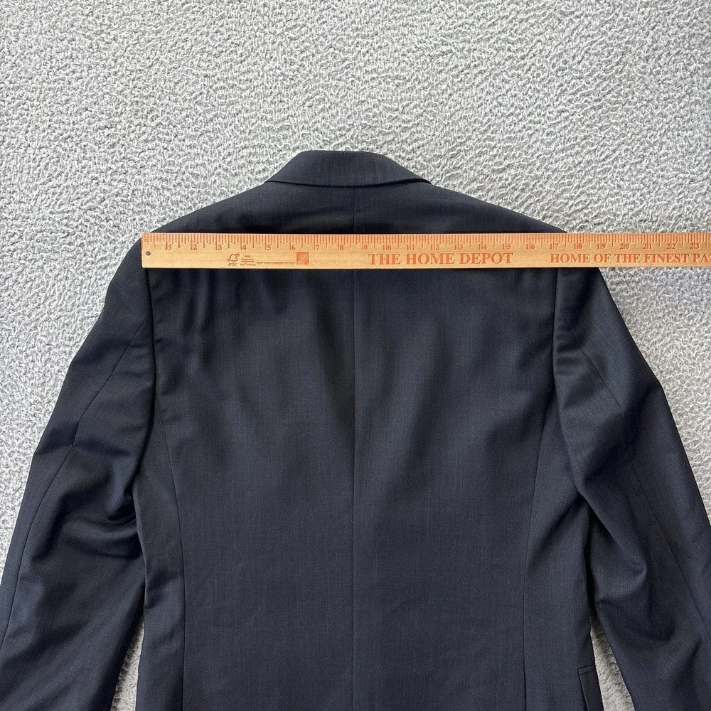 John Varvatos Loft Blazer Mens 38R Dark Gray‎ Blend Blazer Sports Coat Jacket