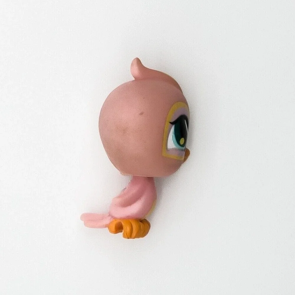 Littlest Pet Shop 2004 Pink Parakeet Blue Eyes #12
