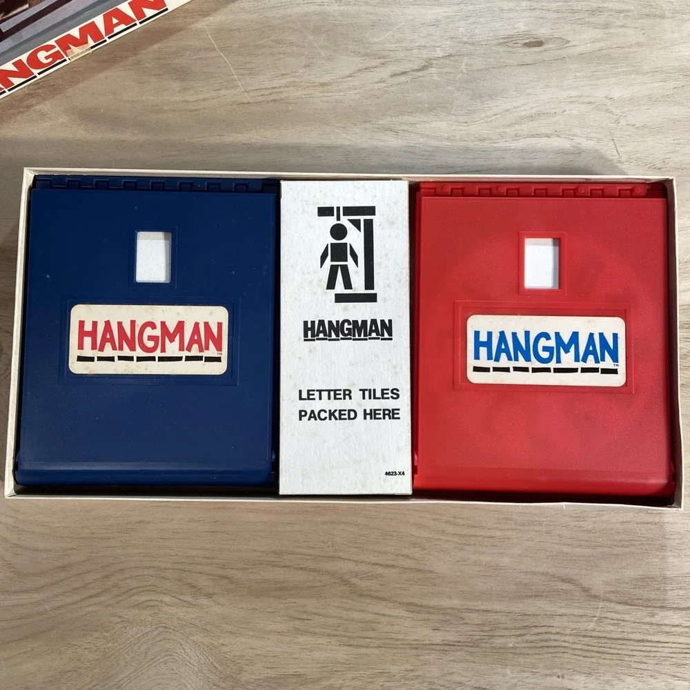 Milton Bradley 1976 Hangman‎ Game Complete Set w Instructions Vincent Price Art