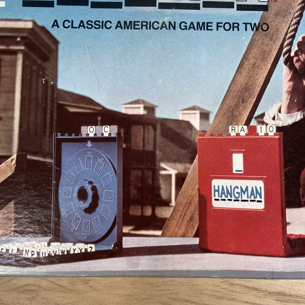 Milton Bradley 1976 Hangman‎ Game Complete Set w Instructions Vincent Price Art