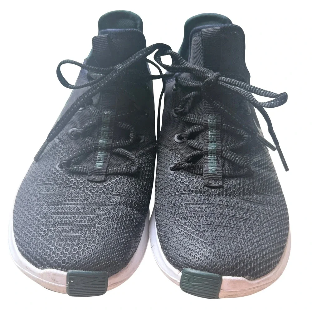 Nike Free TR 8 Michigan State Spartans Shoes Womens 5.5 Black Green AO7827-013