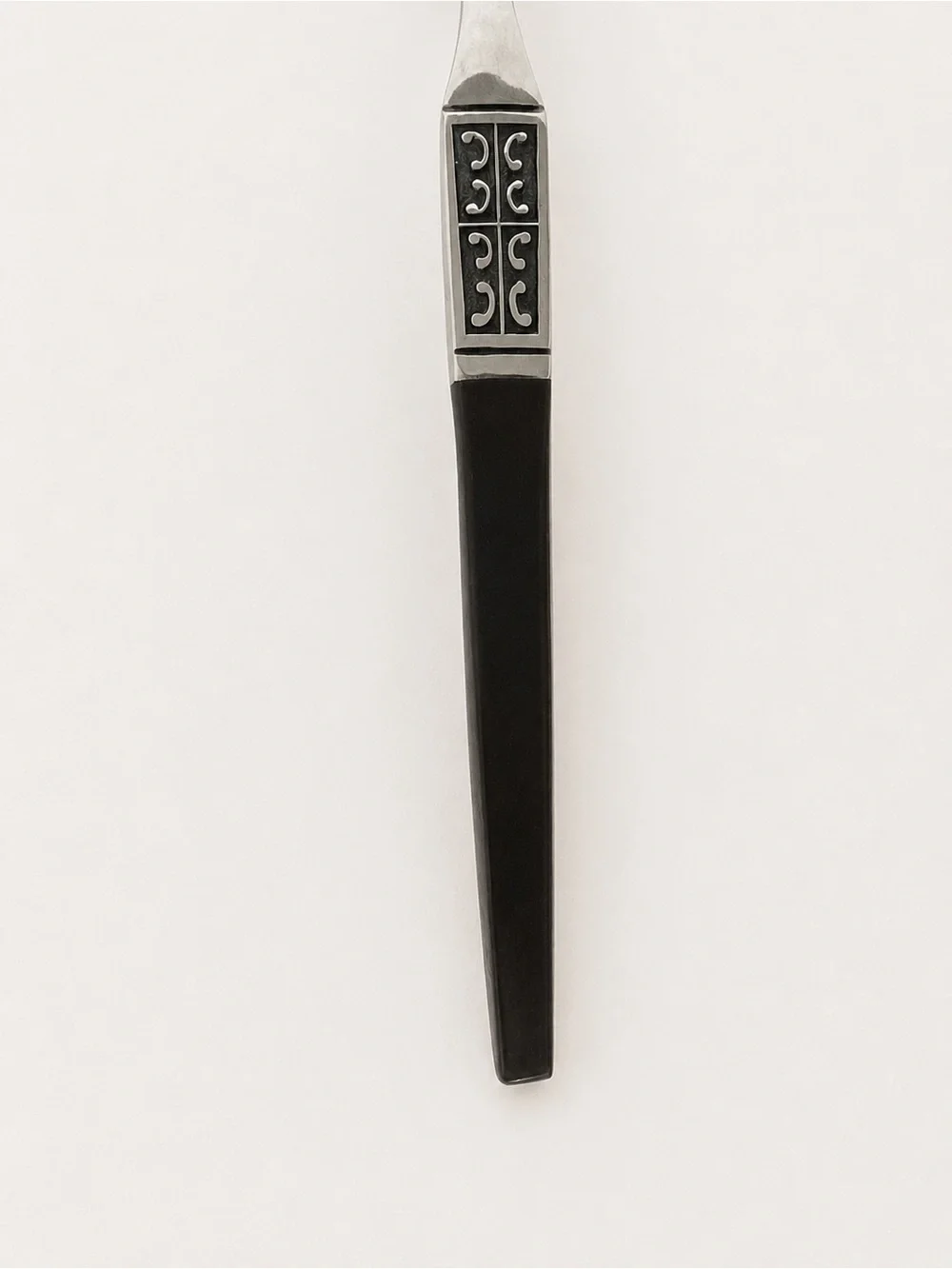 Ecko Eterna Sculptura Stainless Korea Serving Fork Brown Handle MCM Replacement
