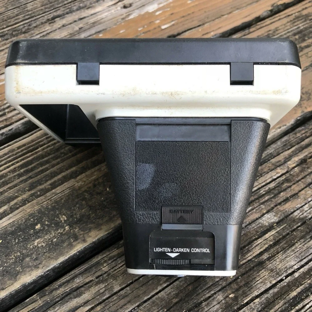 Kodak Eastman Kodamatic Instant Camera Blue Black Beige Tan Vintage 80s