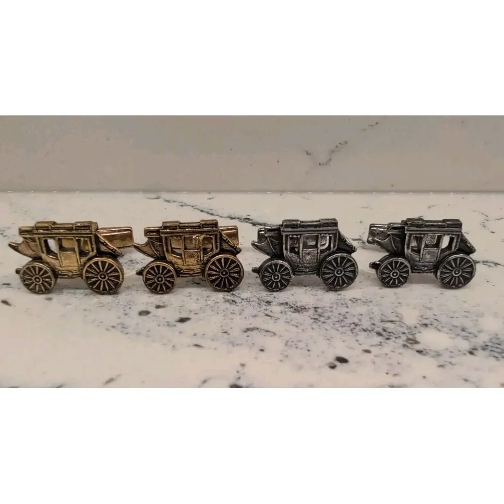 Vintage Zentall Lot Of Two Stagecoach‎ Cufflinks