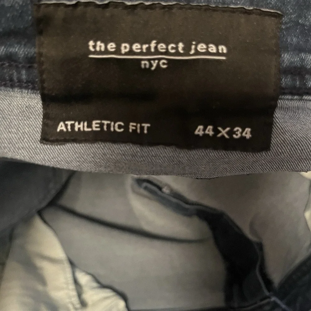 Perfect Jean NYC‎ Athletic Fit Jeans Pants Mens Size 44x34 Blue Denim