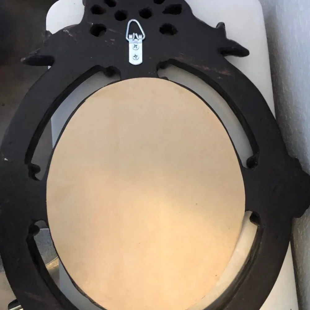 NWT PARAGON Ornate Bronze Oval Framed Wall Mirror 19x15