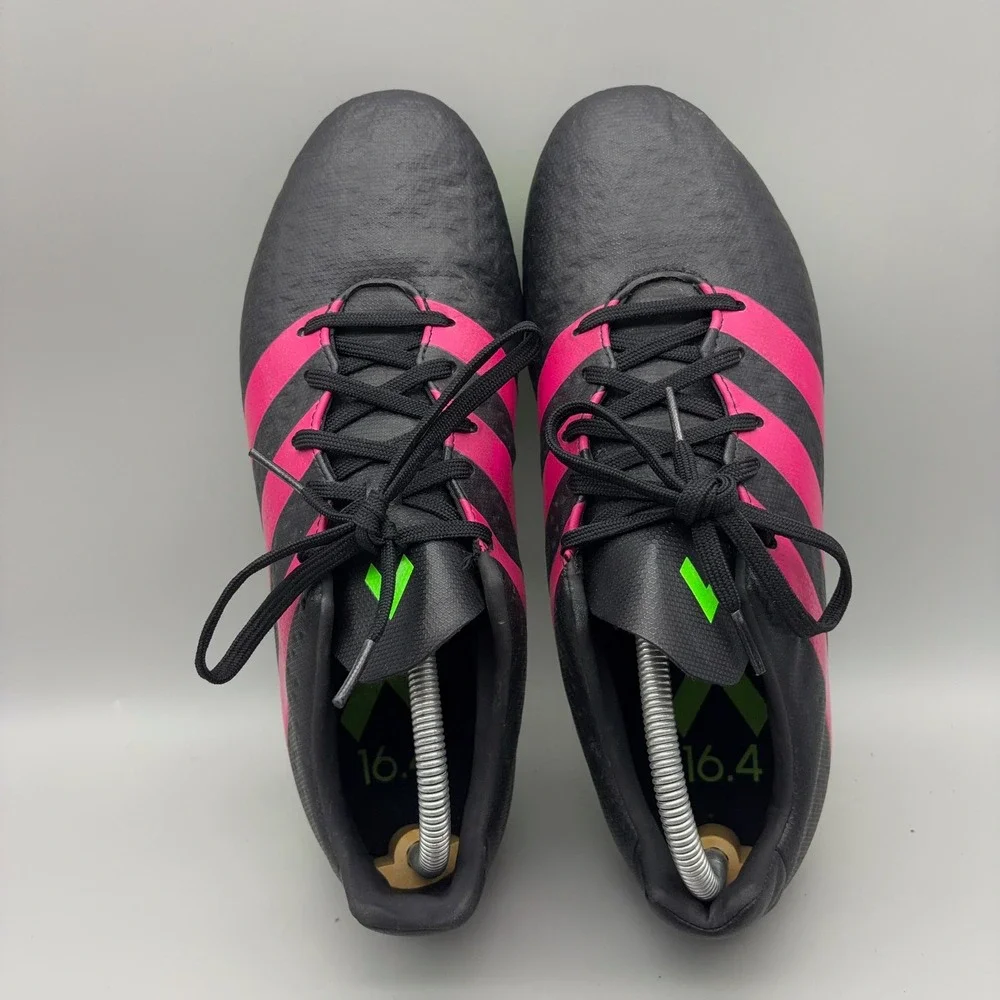 Adidas Ace 16.4 FxG Mens 8.5 Black Soccer Cleats Firm Ground AF4978 Athletic