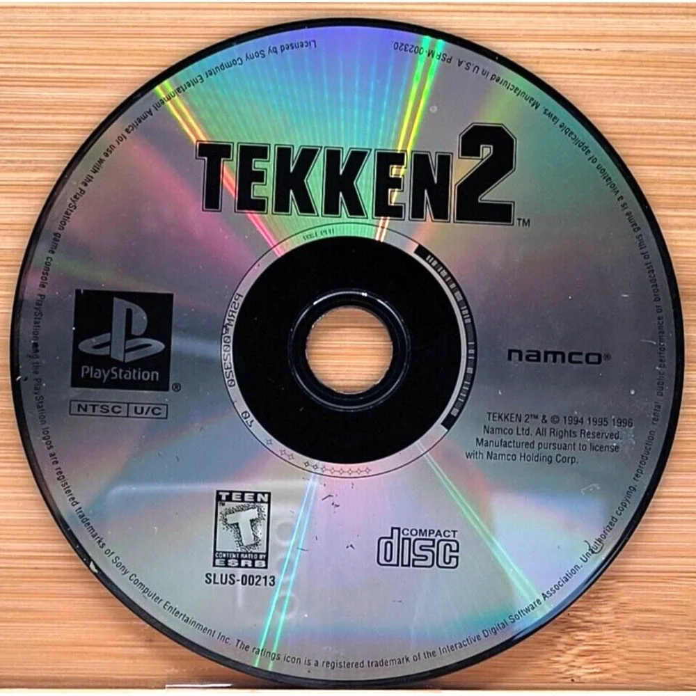TEKKEN 2‎ PS1 GAME DISC ONLY PLAYSTATION SONY NAMCO