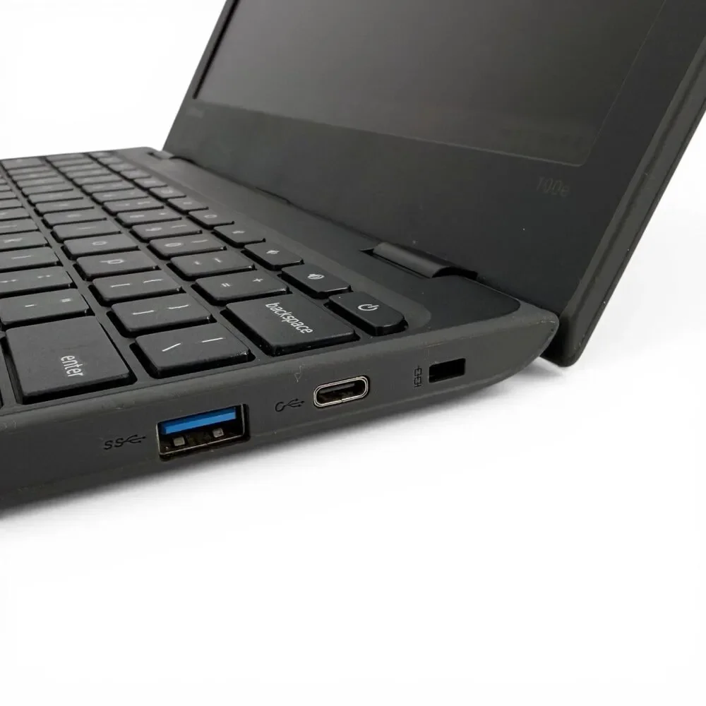 Lenovo Chromebook 100e 1st Gen WIFI 4GB RAM 16GB HD Black [81ER000GUS]