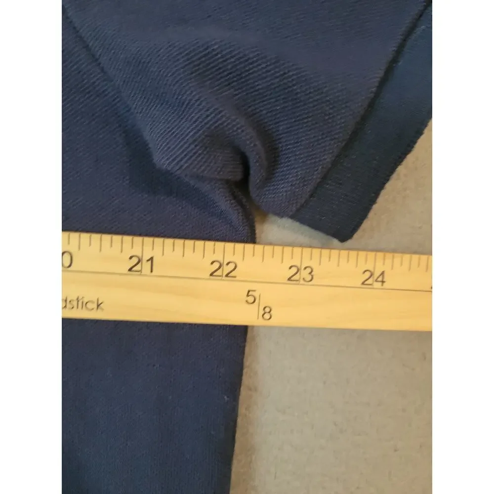 Ralph Lauren Navy Slim Fit Polo L Luxe Preppy