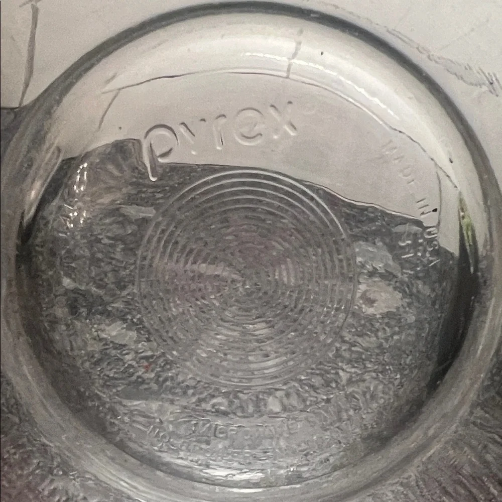 Pyrex vintage clear
