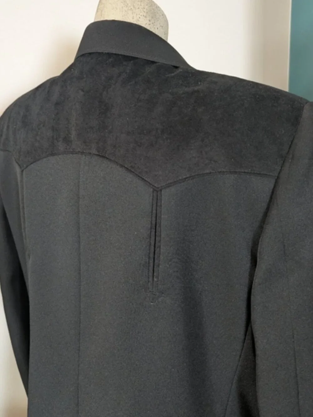 Pagano West Mens 44L Black Western Blazer Sports Coat Cowboy made in the USA