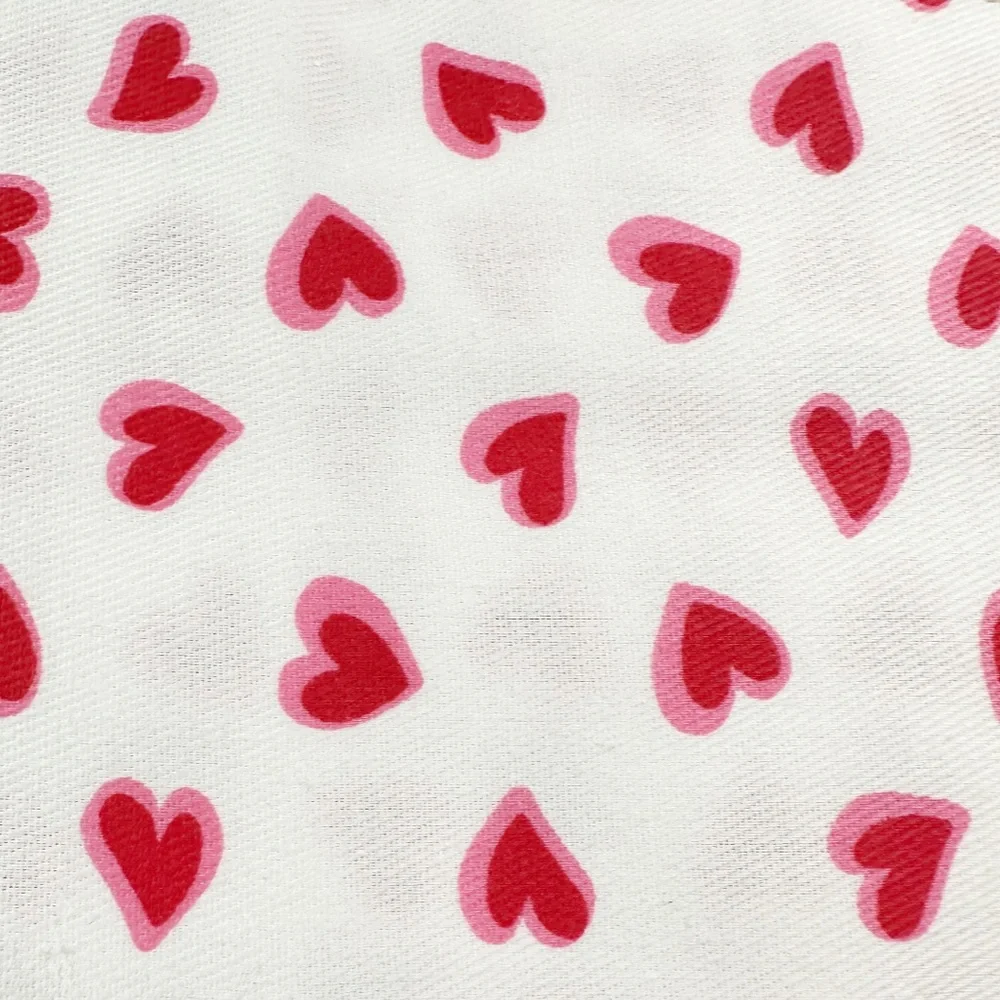 NEW Kate Spade BRUSHSTROKE HEARTS Shower Curtain