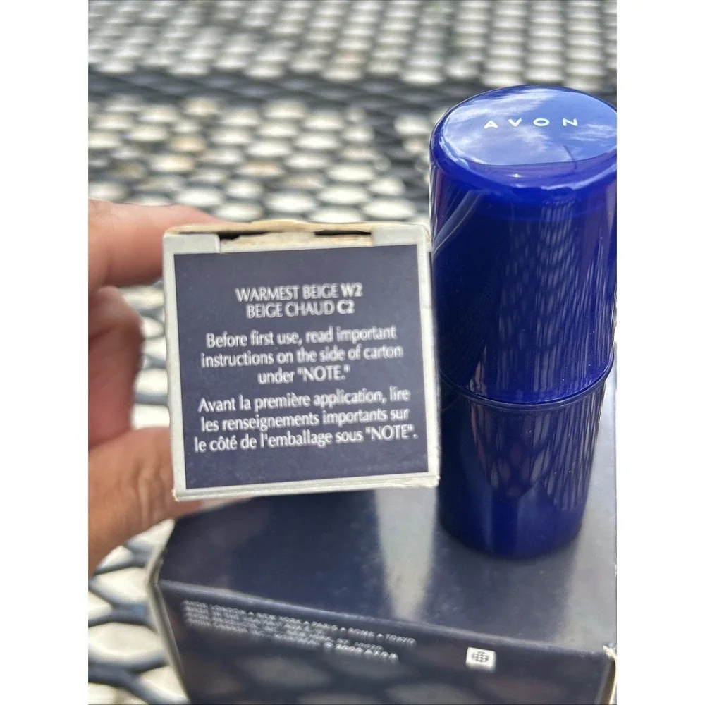 Avon Hydra Finish Stick Foundation SPF 8‎ .52Oz Warmest Beige W2 NIB NOS