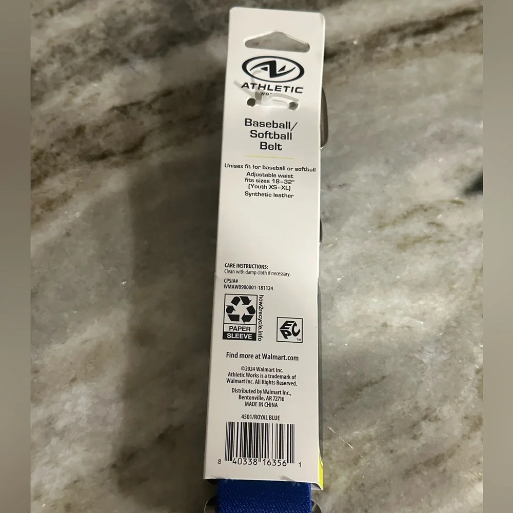 Athletic Works xs elastic 	•	contains