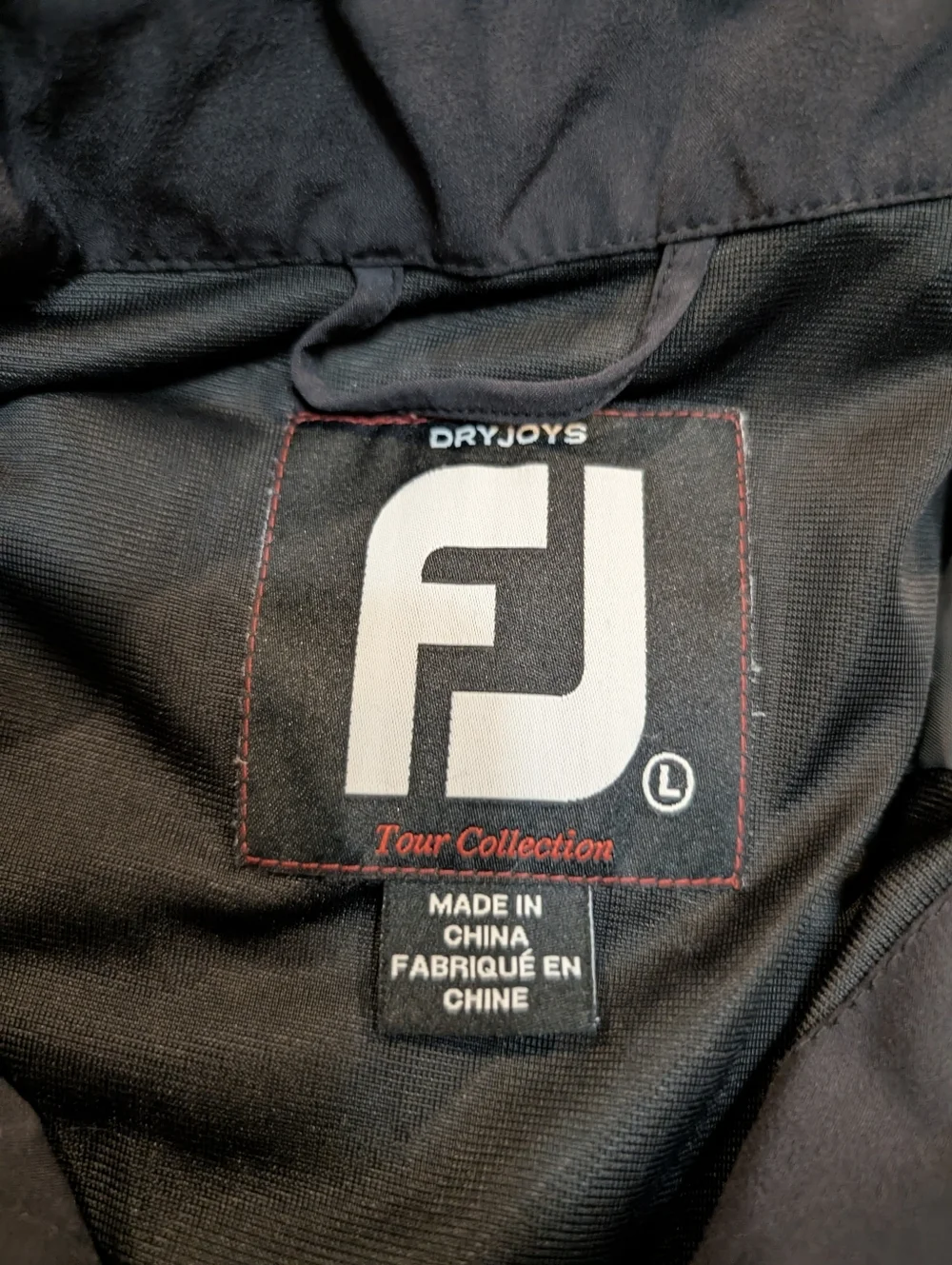 FootJoy streamlined windbreaker