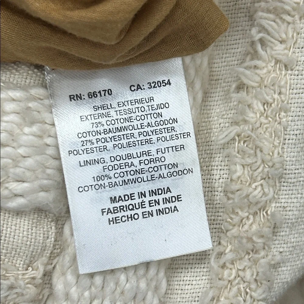 N/A cream textured
