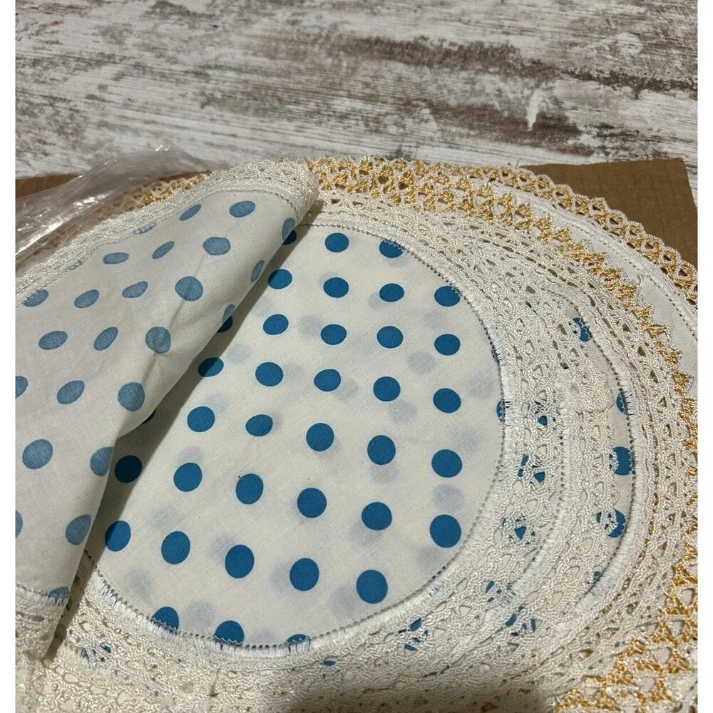 Handmade vintage doilies