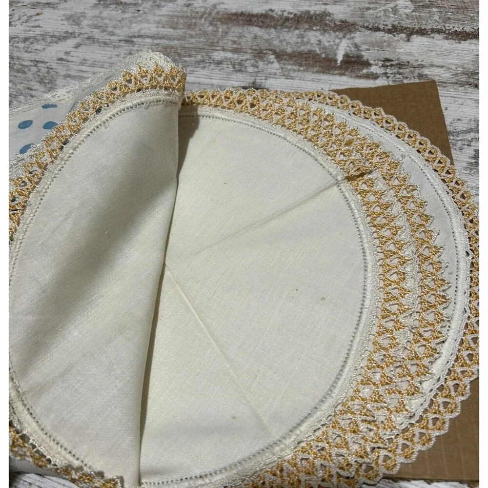 Handmade vintage doilies