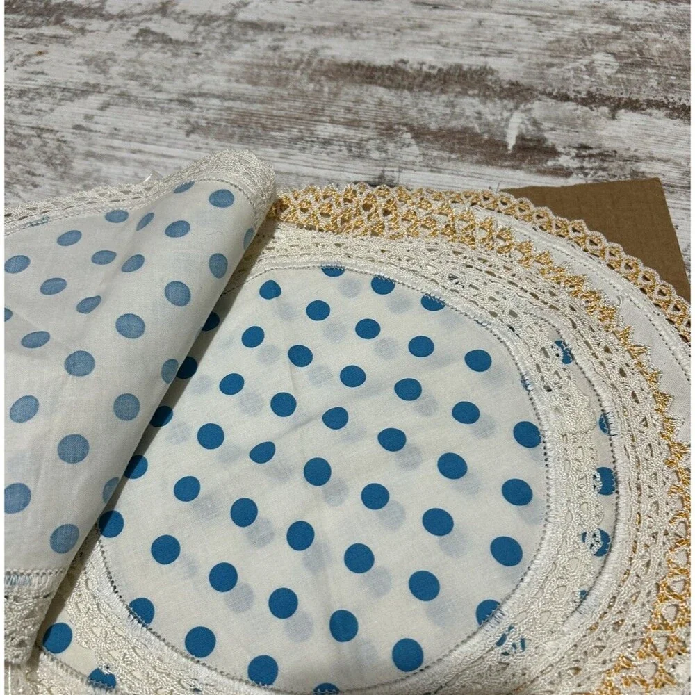 Handmade vintage doilies