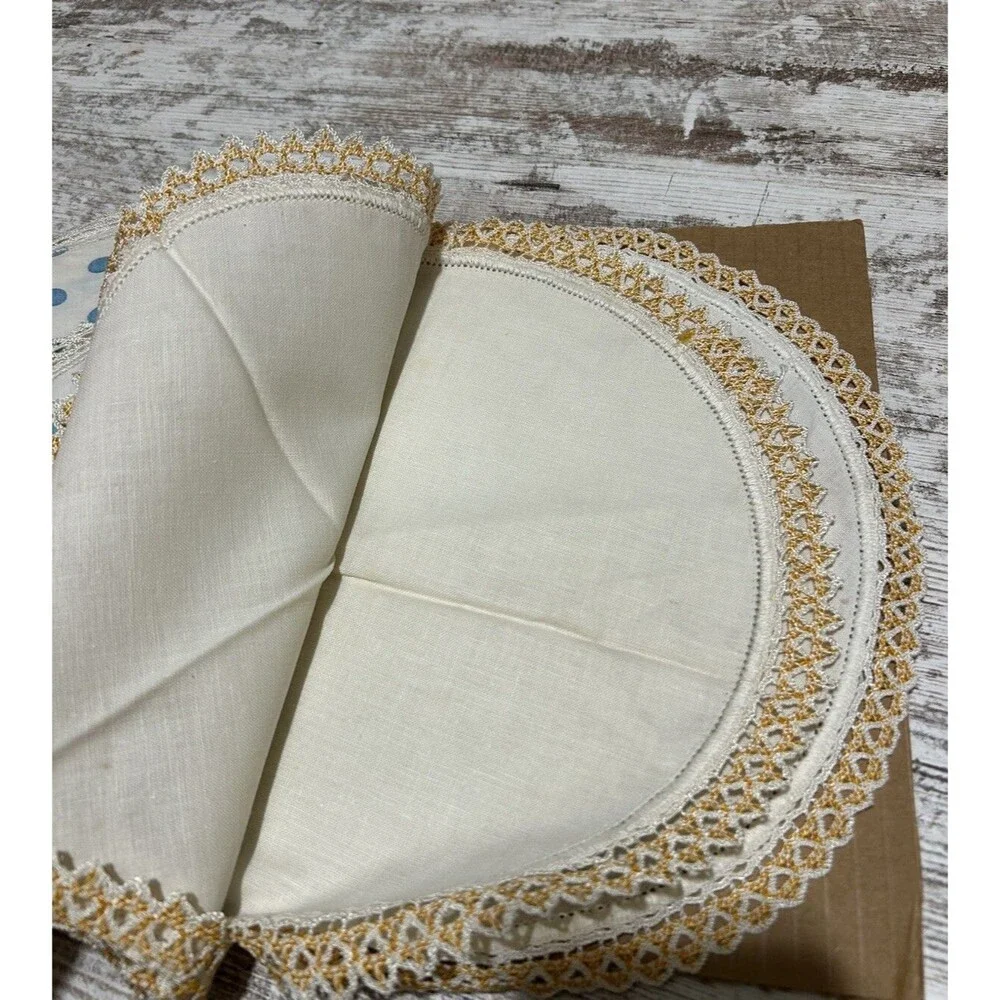 Handmade vintage doilies