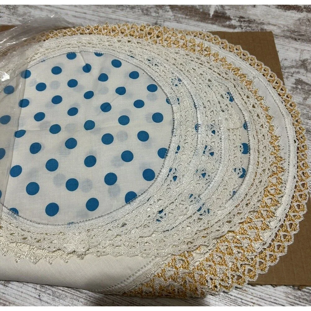 Handmade vintage doilies