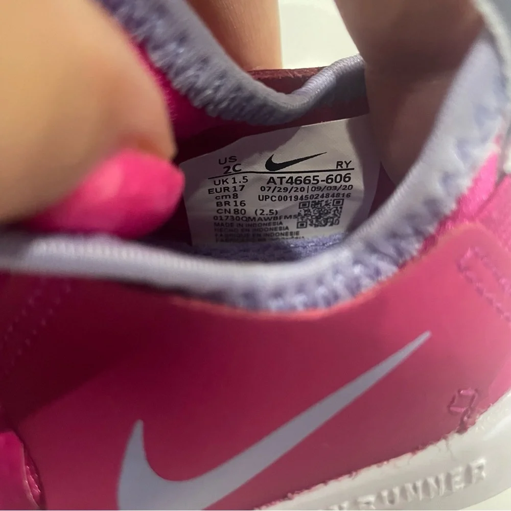 Nike Flex Runner Shoes Size 2c