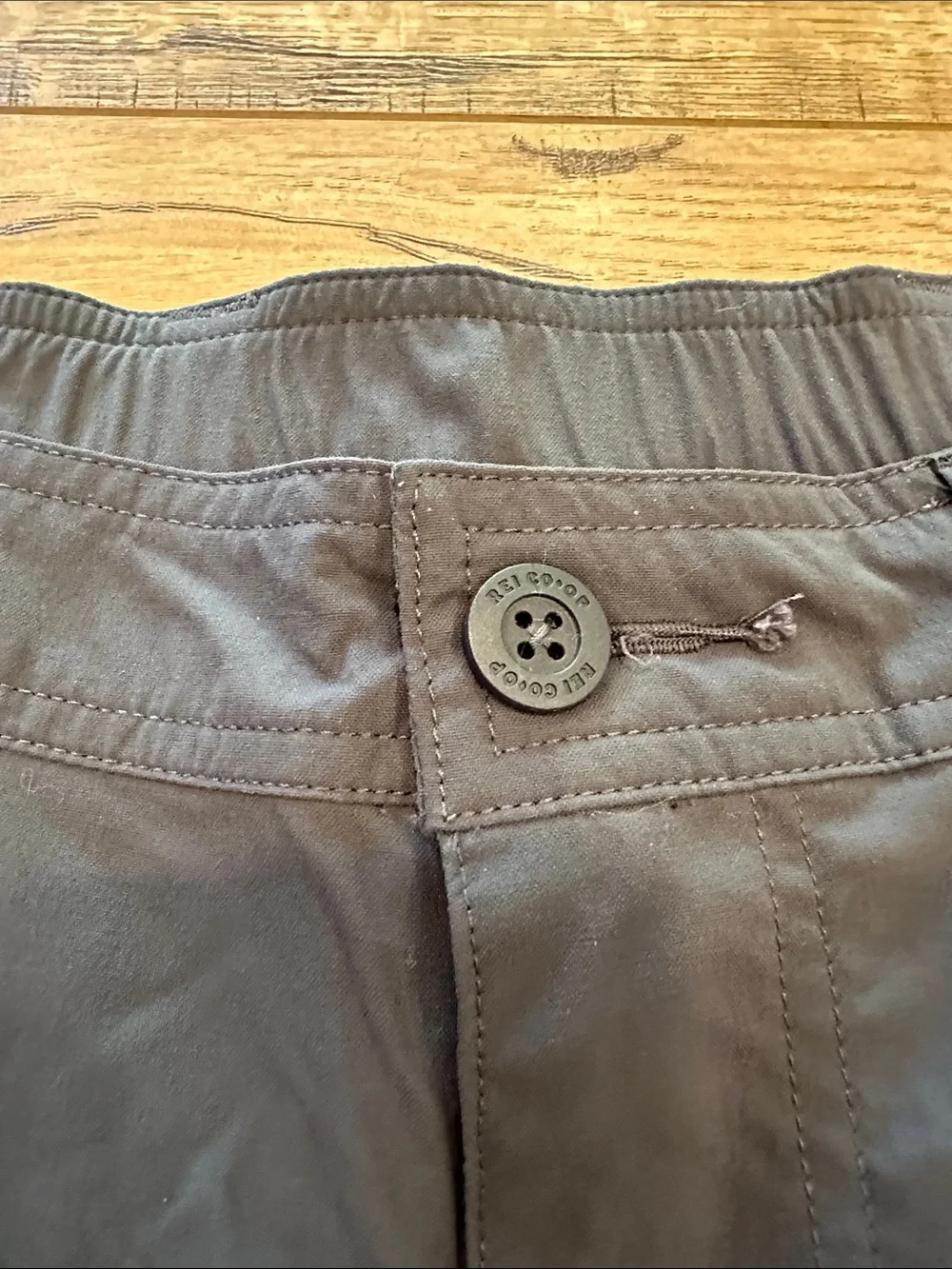 REI Men's Dark Grey Convertible Cargo Pants