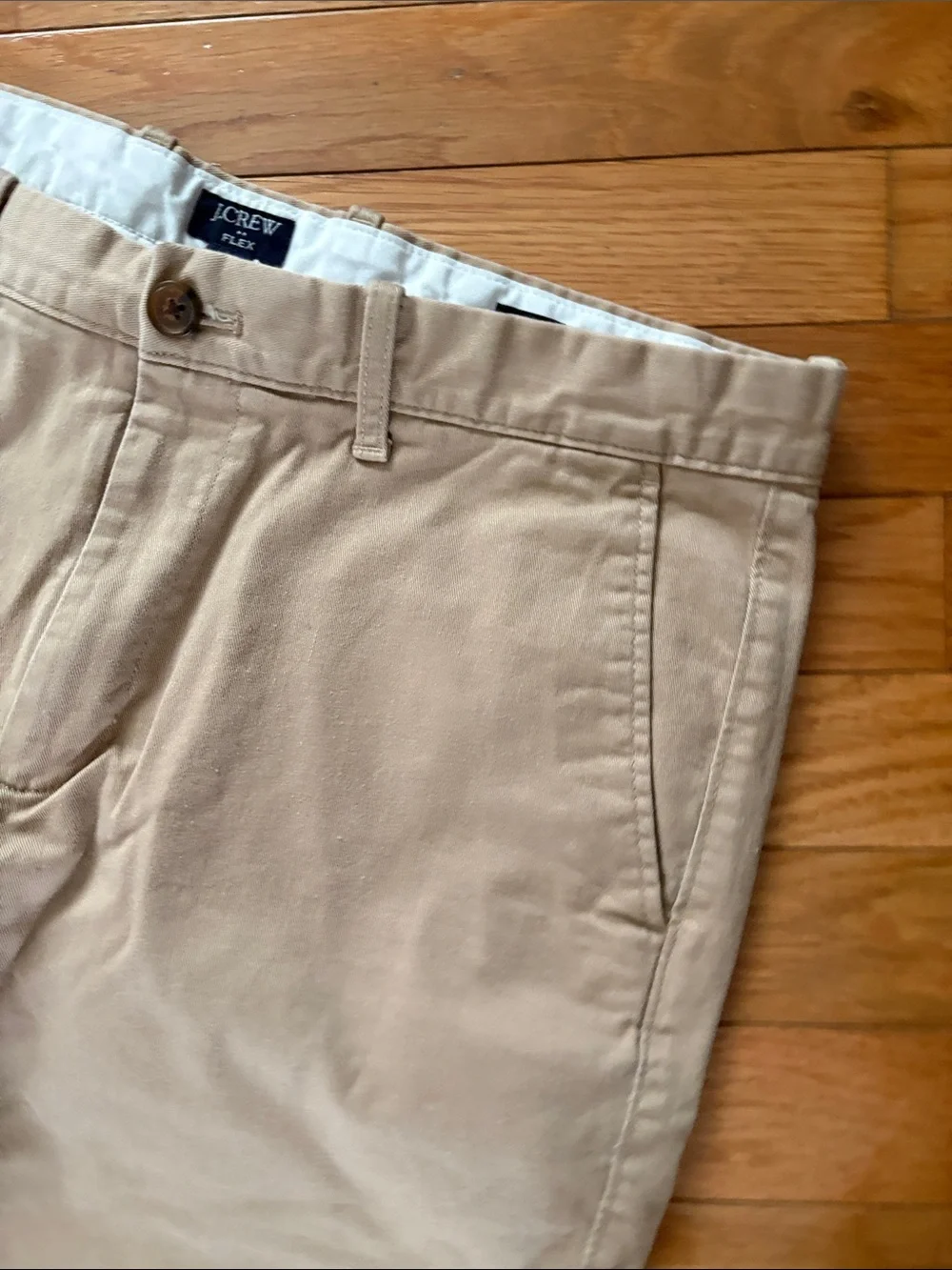 J. Crew Slim Khaki Chino Pants in Light Tan