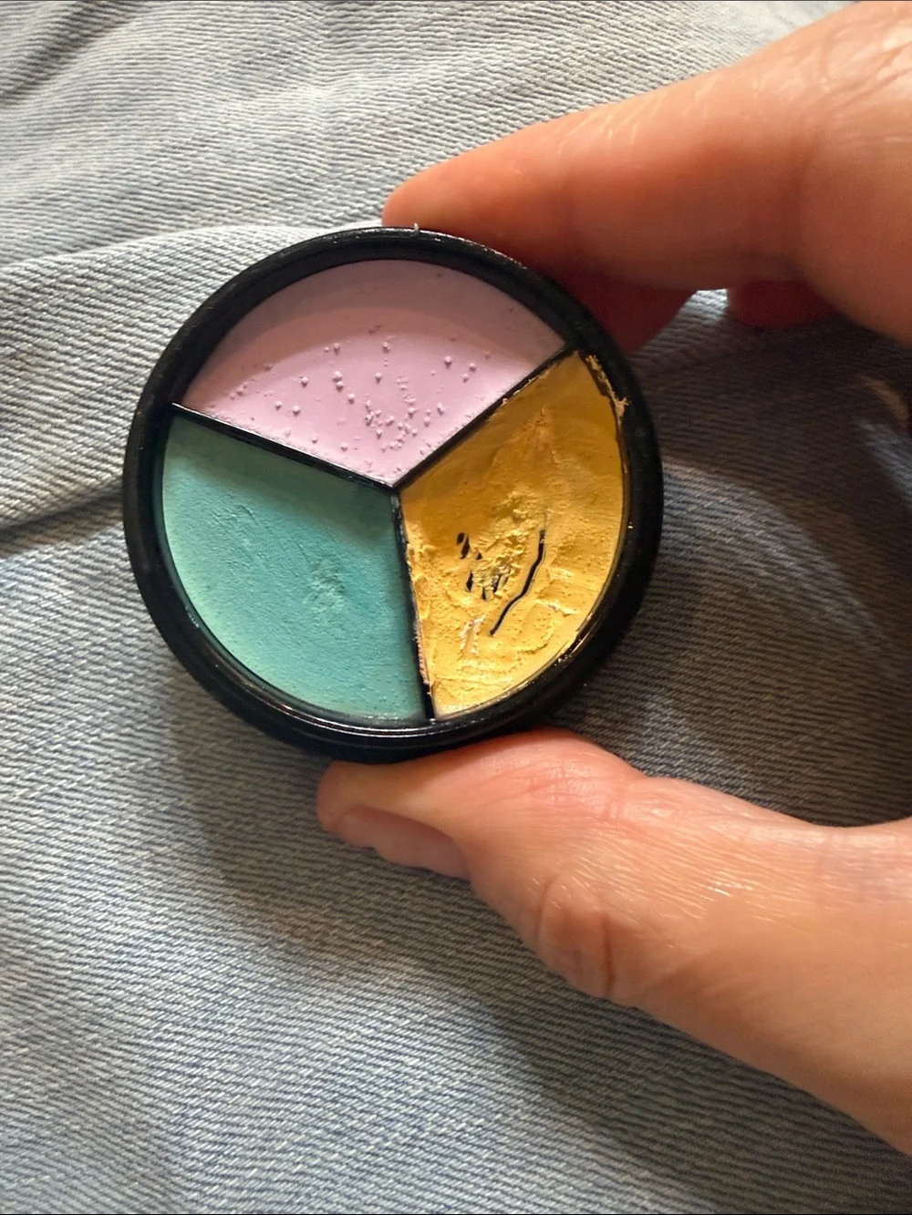 OFRA Correcting Tri-Pot — Yellow, Lilac, Mint
