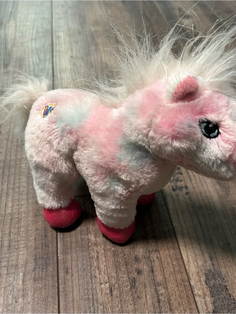 GANZ Webkinz Pink Pony Soft Plush Horse Stuffed Animal 8 Inch
