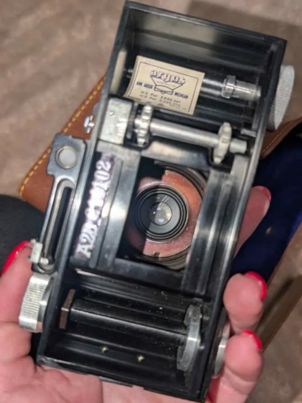 Vintage Argus Camera with Genuine Leather Case