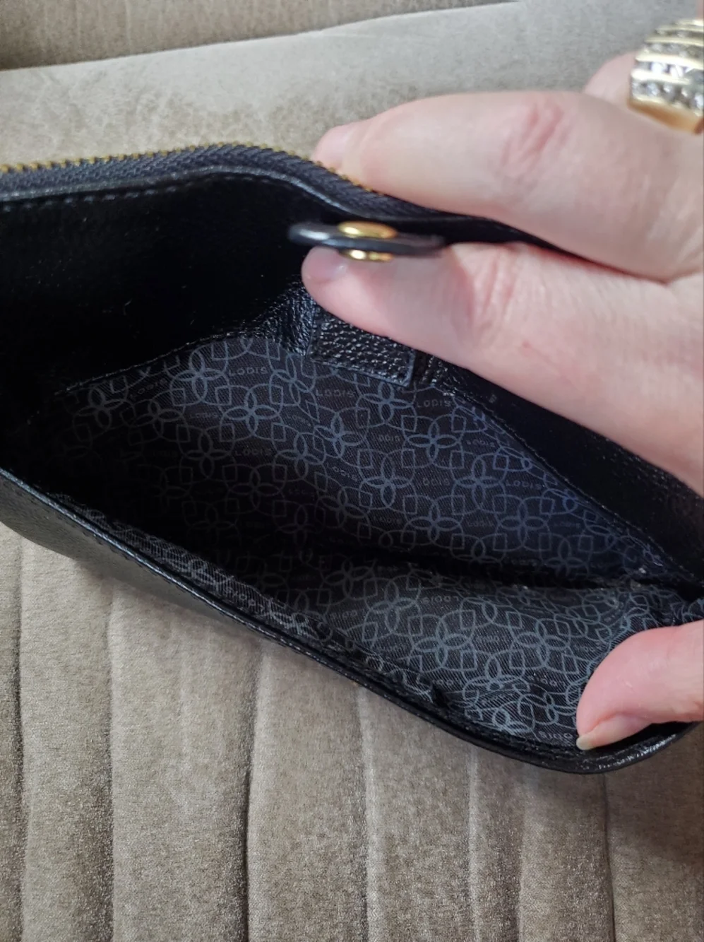 Lodis wallet black