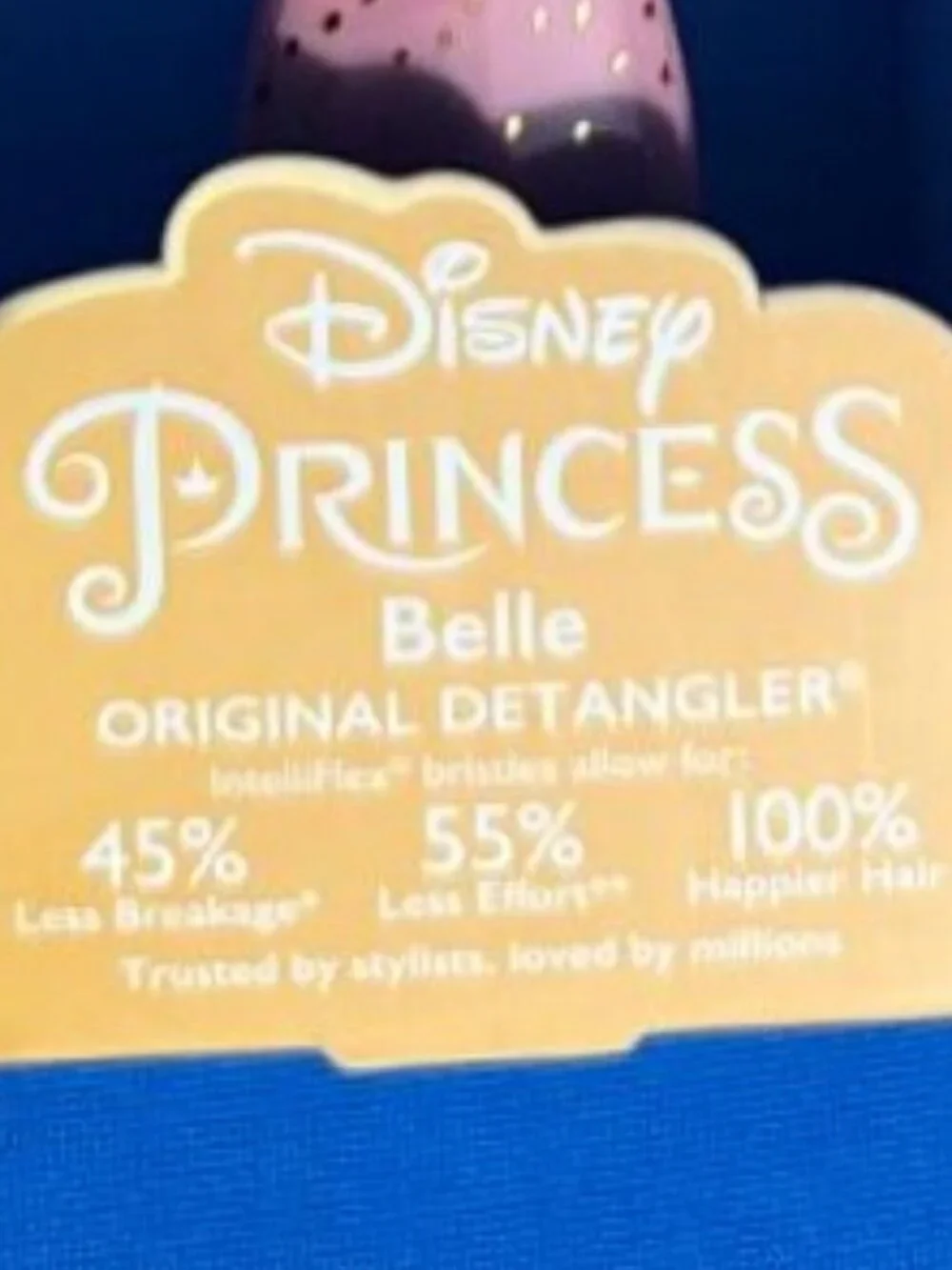 NEW & LIMITED EDITION ULTIMATE PRINCESS BELLE WET BRUSH ORIGINAL DETANGLER BRUSH