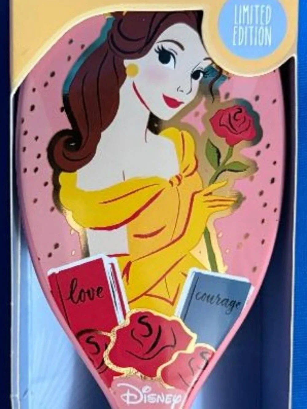 NEW & LIMITED EDITION ULTIMATE PRINCESS BELLE WET BRUSH ORIGINAL DETANGLER BRUSH