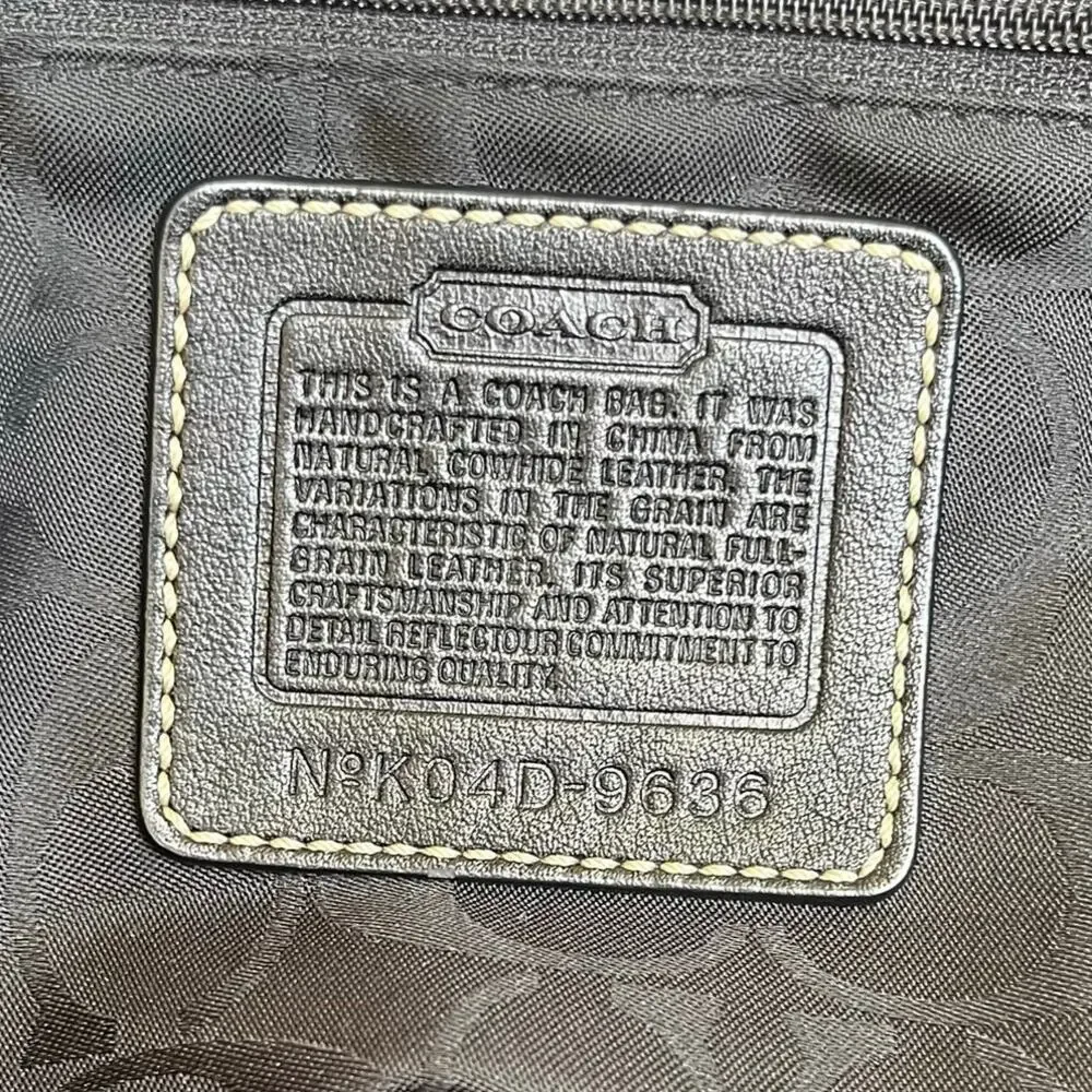 Coach Vintage Soho Black Leather Flap Shoulder Bag 9636 Y2K