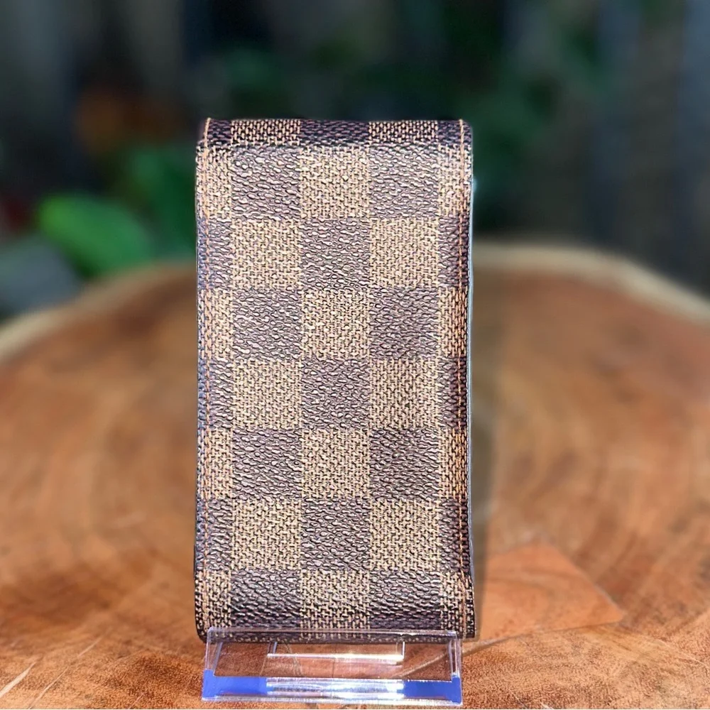 Authentic Louis Vuitton Cigarette Case Holder Damier Ebene Etui Card Holder