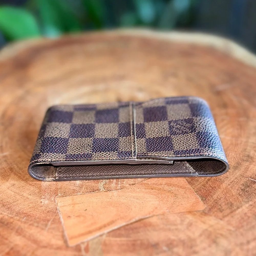 Authentic Louis Vuitton Cigarette Case Holder Damier Ebene Etui Card Holder