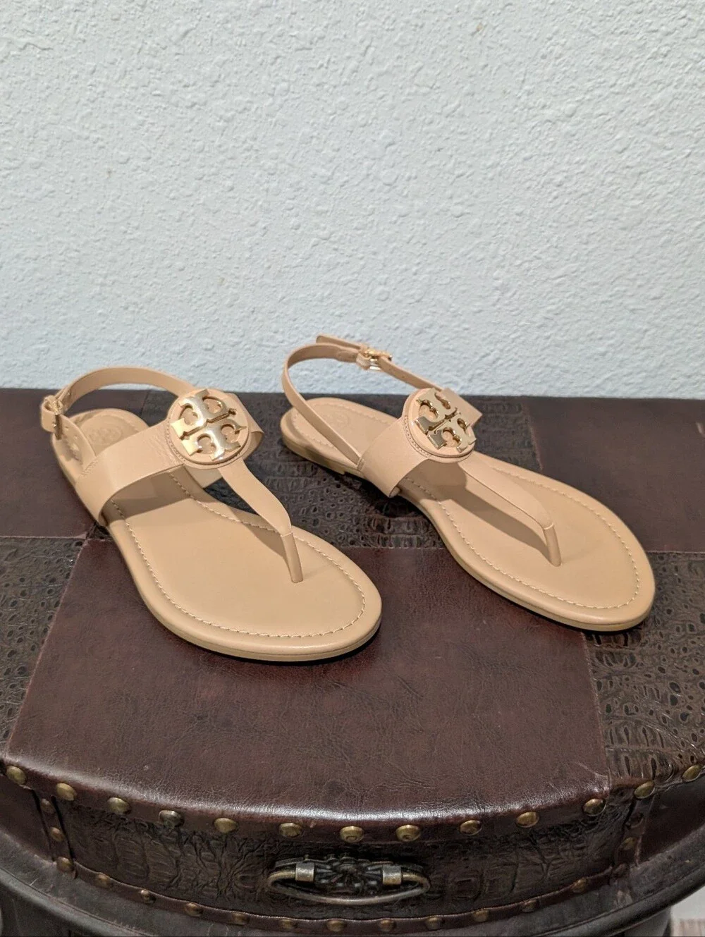 Tory Burch Claire Flat Thong Sandals Size 9.5