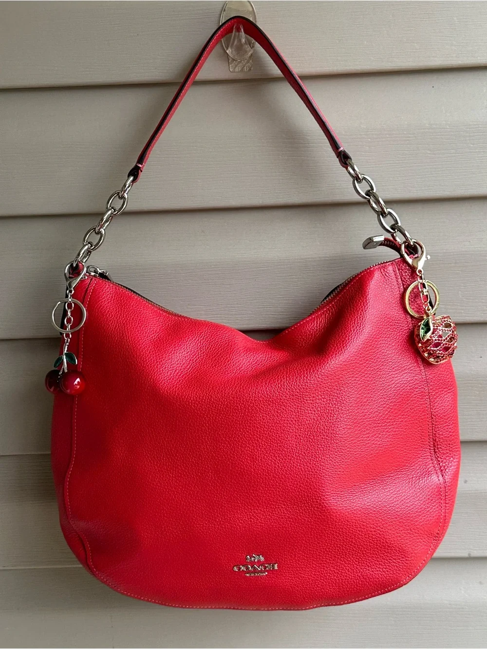Coach Elle Hobo Bag in Pebble leather