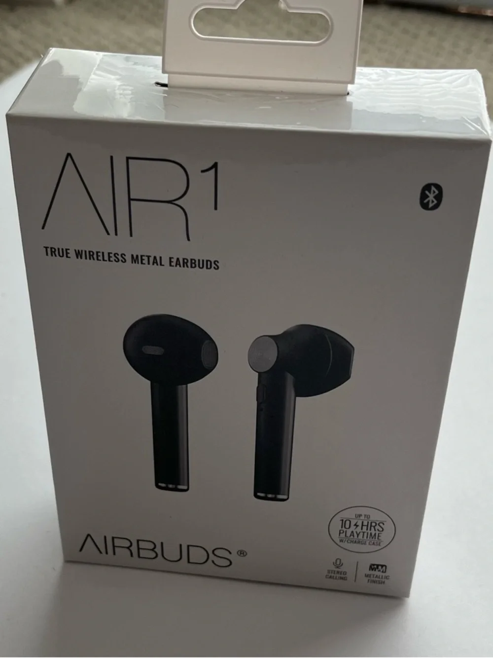 Wireless Bluetooth Earbuds AIR1 Black New Sealed