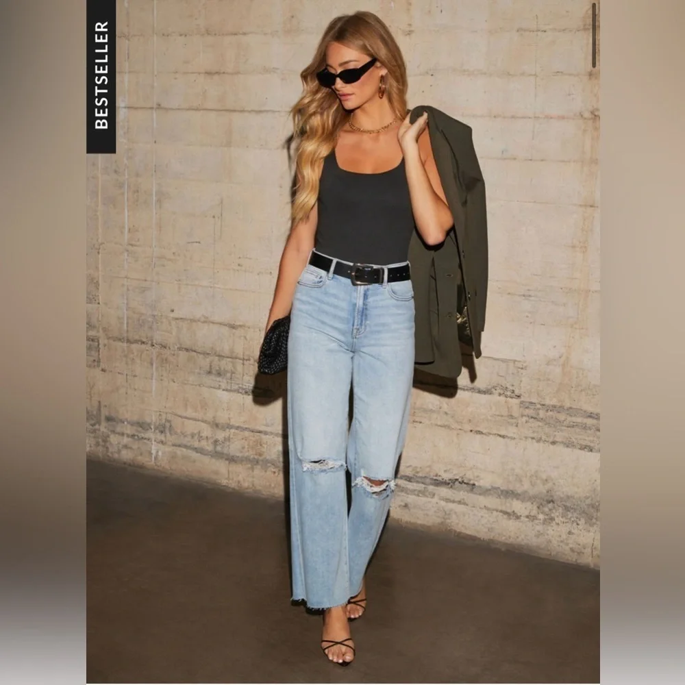 Vici -Icon Super Stretch High Rise Straight Jeans