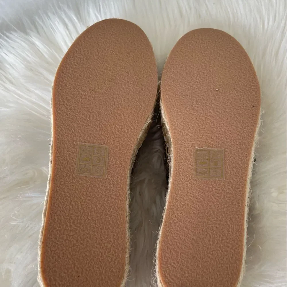 Jack Rogers platform snake skin espadrilles