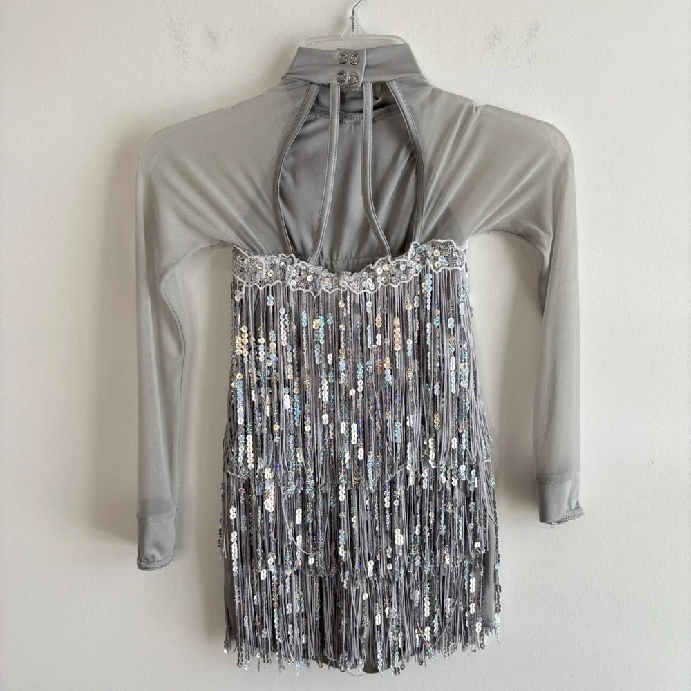 Weissman silver fringe