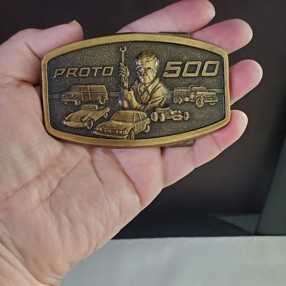 Proto 500 Limited Edition Commemorative Belt Buckle Professional Mechanic Brass