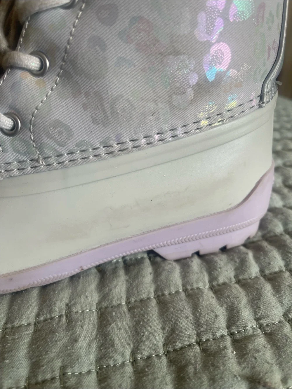 Sperry waterproof rubber