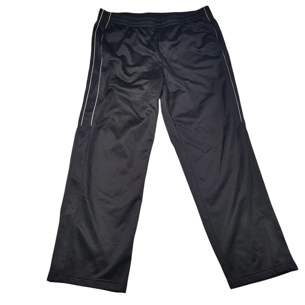 Tek Gear Mens‎ Athletic Track Pants Elastic Drawstring  Pockets Size XL Black