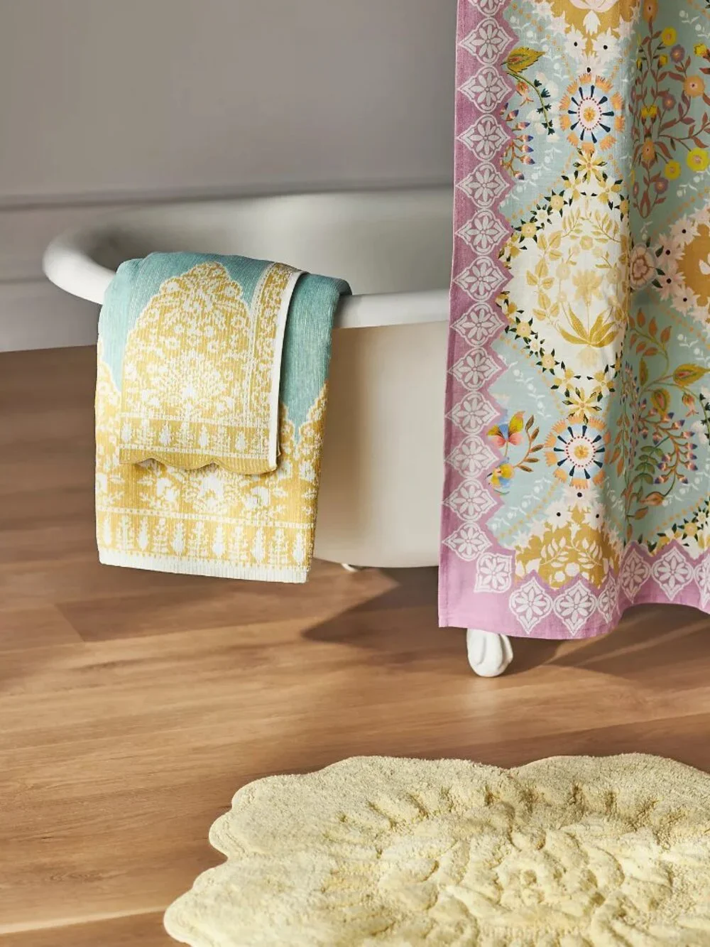 Anthropologie bath towels
