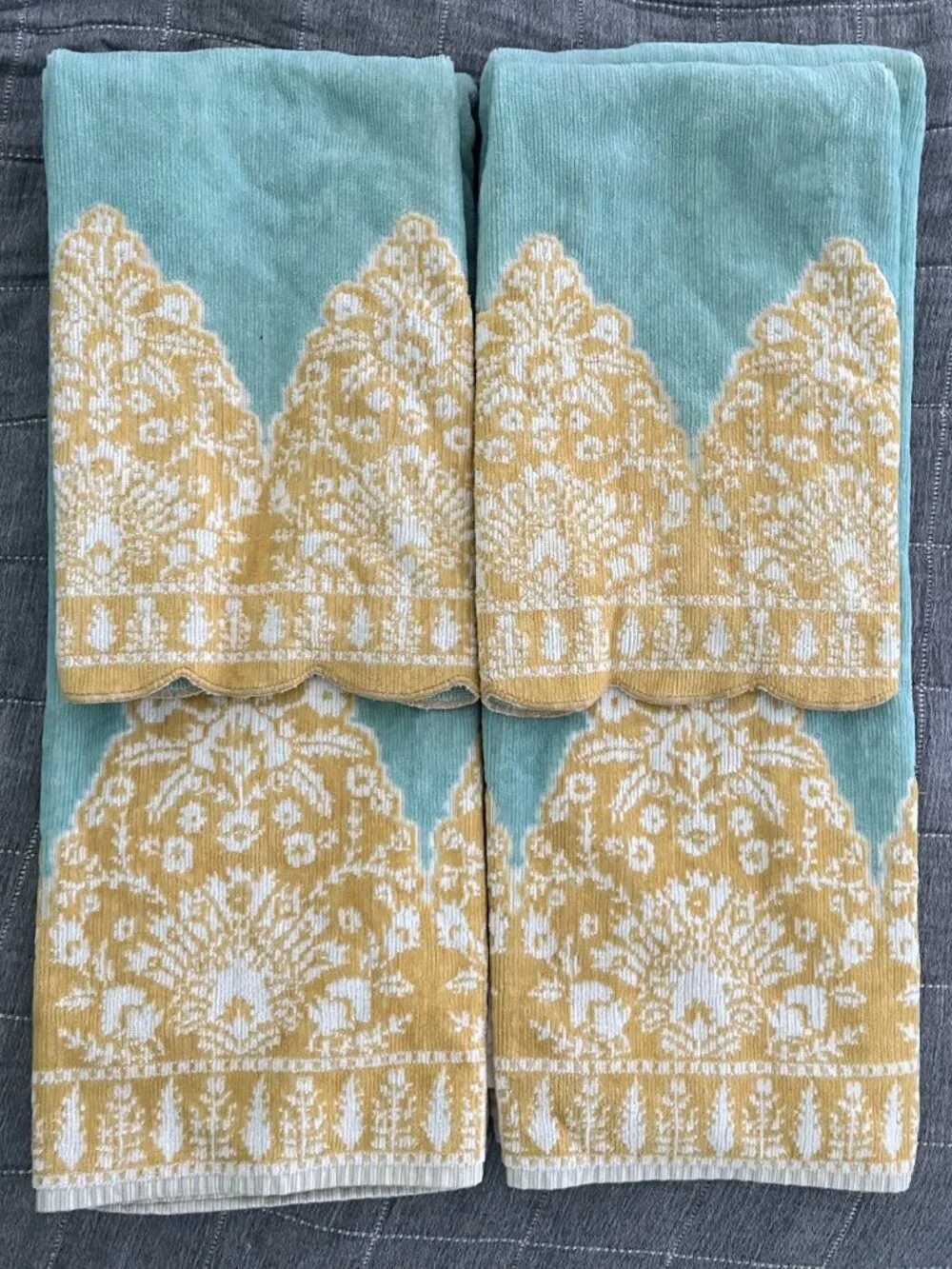 Anthropologie bath towels